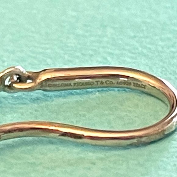 Tiffany & Co. Silver Venezia Luce Spiral Earrings - Picture 6 of 8